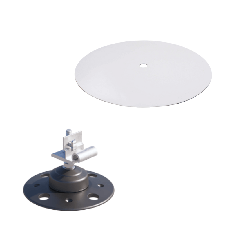 Blubase QS PV-Anker basisset v2 met Manchet PVC wit (Bauder)