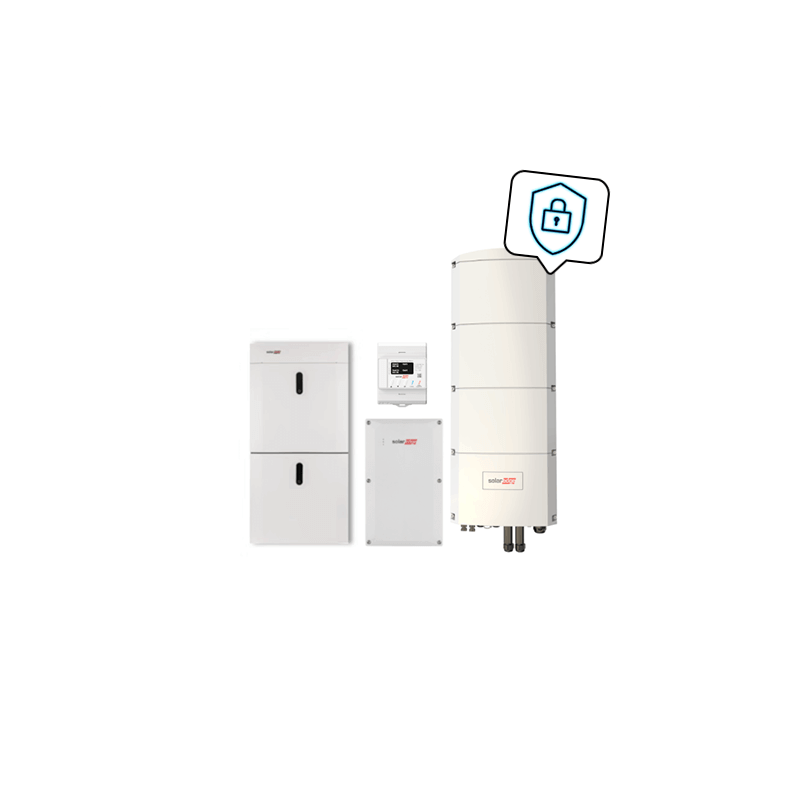 SolarEdge Home noodstroompakket met SE5K-RWB48 en 9,7 kWh