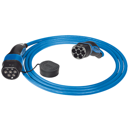 Mennekes laadkabel mode 3 type 2 32A 3PH 7,5m