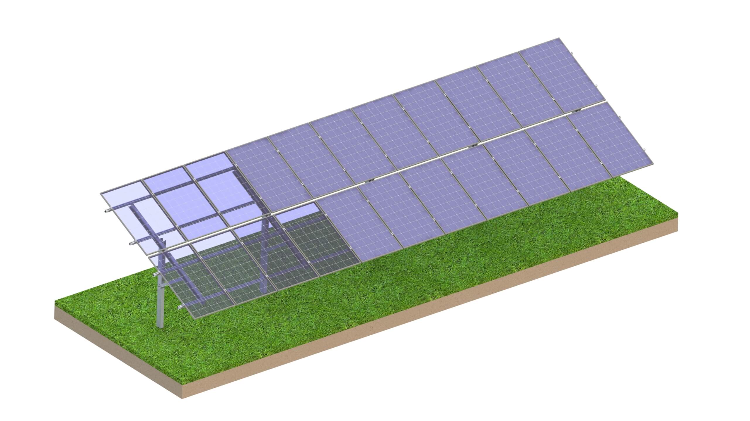 Alumero easyMONO-set 2x12 beton