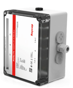 Raycap overspanningsbeveiliging DC type I+II 1 MPPT, aansluitklemmen