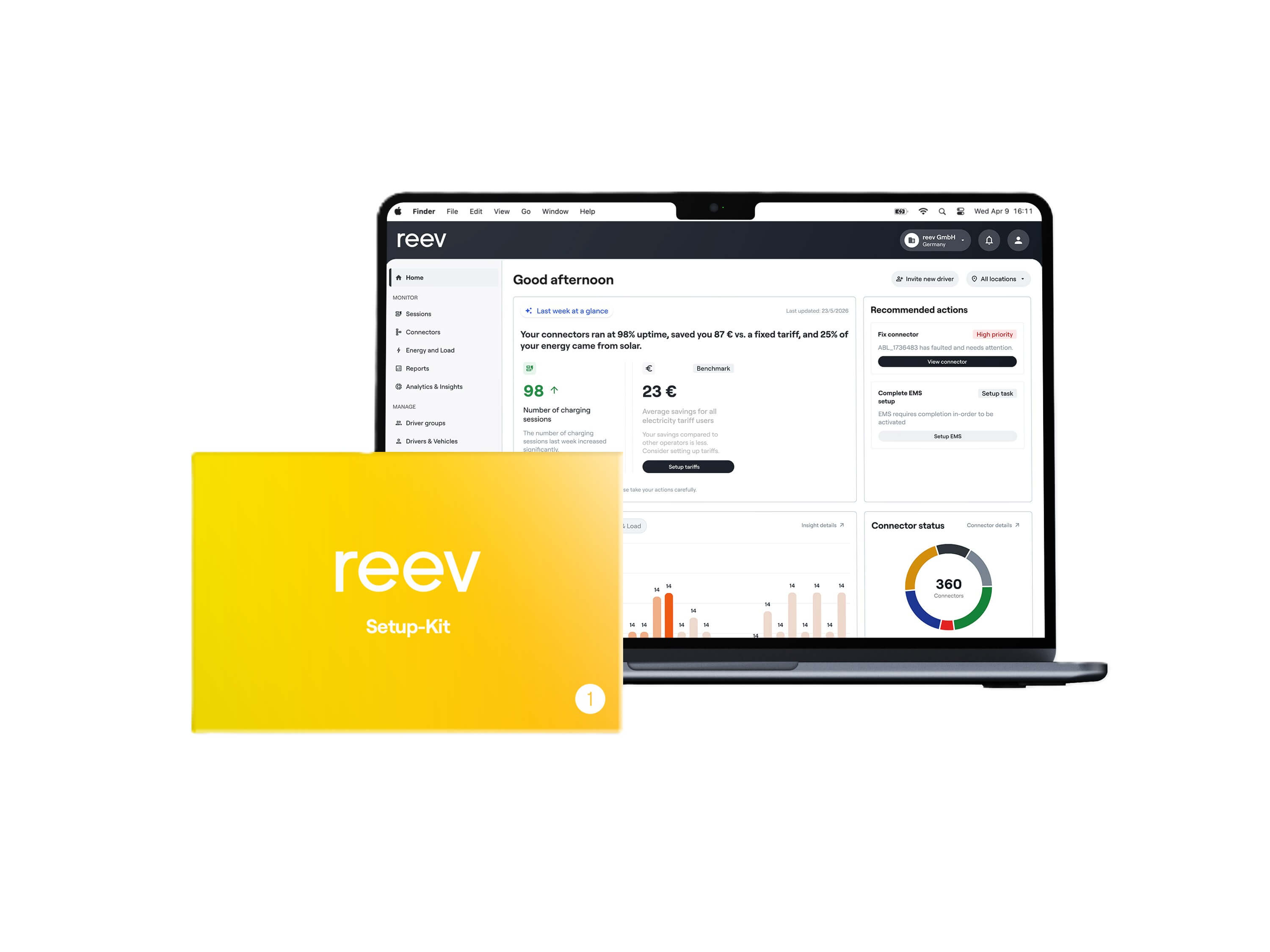 Reev installatiekit zonder SIM-kaart