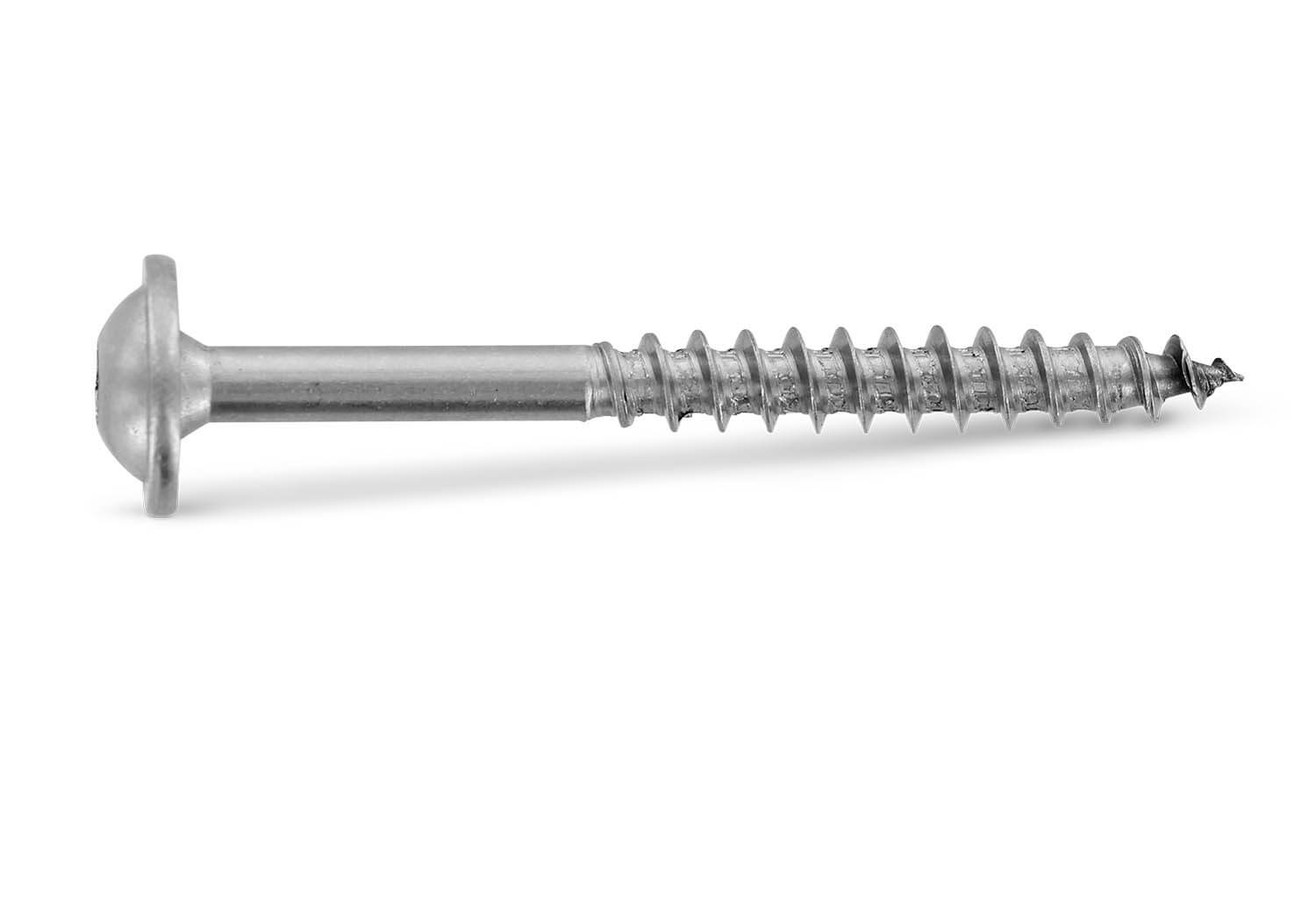 K2 Zelfborende houtschroef met platte kop 8x120, gedeeltelijke schroefdraad