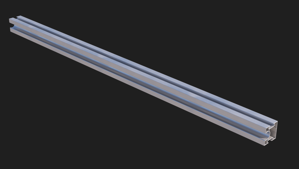 Blubase RoBoost Montagerail ER lengte 3532mm