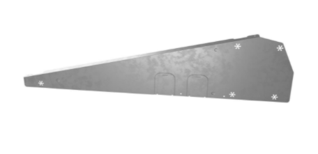 Flatfix Fusion Winddeflector rechts (basisprofiel 1030mm – 1077mm)