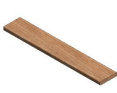 Valk Hout geïmpregneerd | 18x95x730 mm