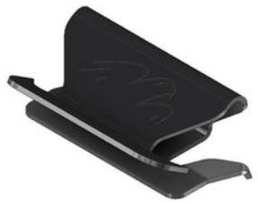 Valk RVS vereffeningsklip voor insert - zwart