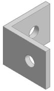 ValkPitched Aluminium hoekbeugel voor dakhaak