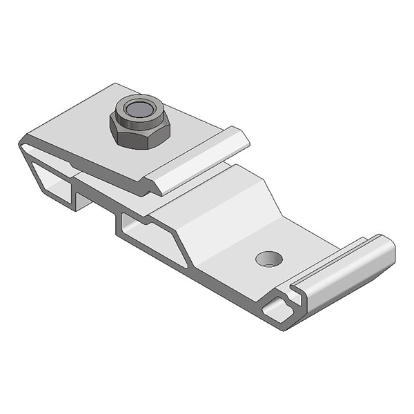 ValkPitched Aluminium paneelklem 30 mm | inlegsysteem