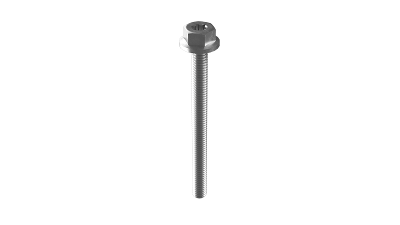 ClickFit Montageschroef M6 x 70mm Zwart