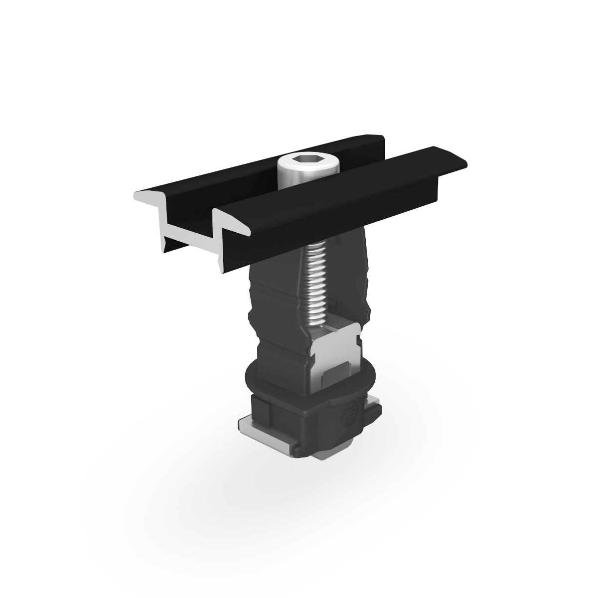 K2 klem MC set 25 - 40 mm, zwart geanodiseerd