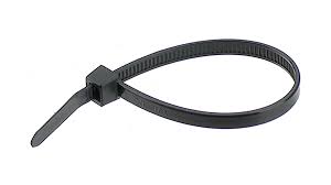 Kabelbinder 300 x 3,6 mm, zwart, UV-bestendig