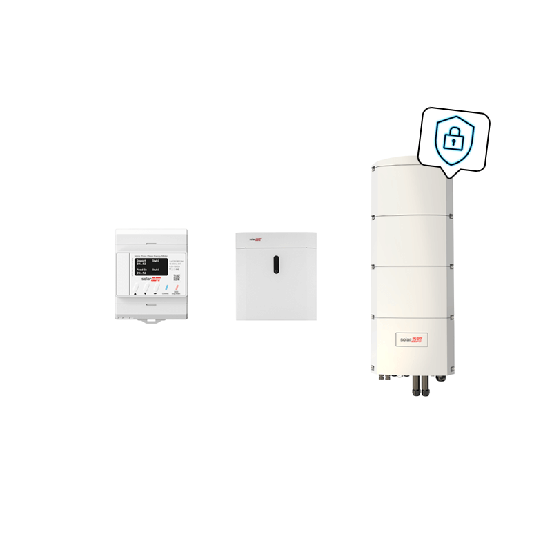 SolarEdge Home pakket met SE10K-RWB48 en 4,6 kWh