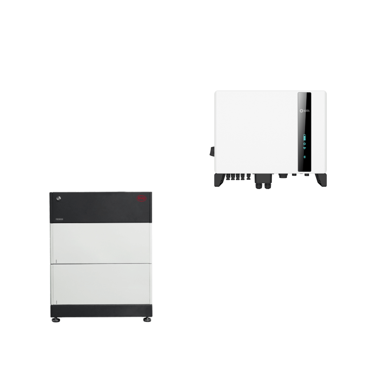 BYD premium accubox HVS 5.1 met Solis S6 3-fasen hybride omvormer - 5 kW