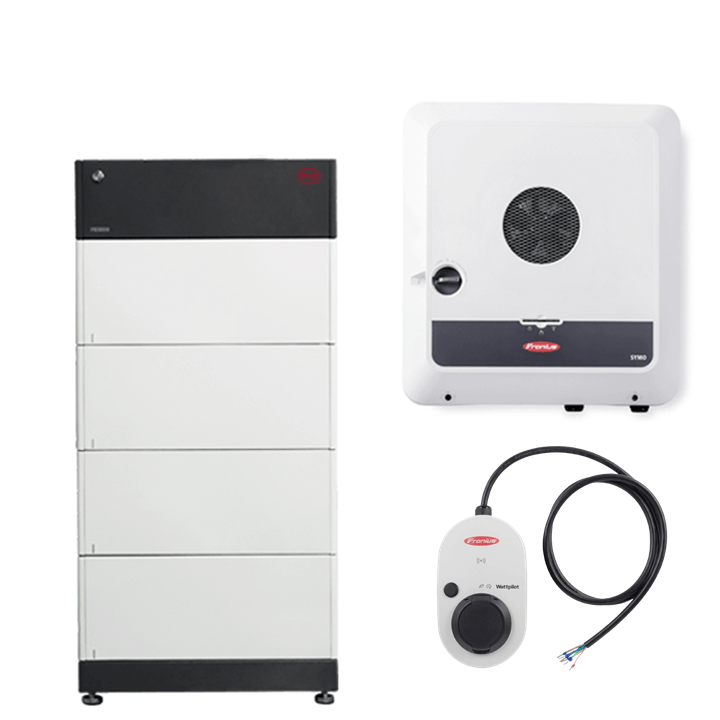 Combipakket Fronius Symo Gen24 6.0 Plus met Wattpilot, BYD HVS 10.2 en Smart meter