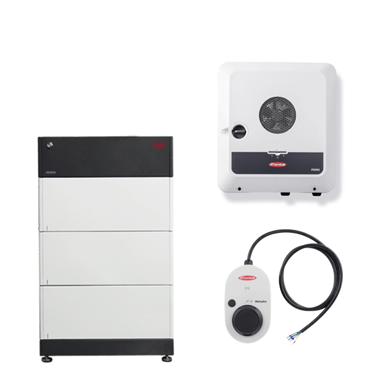 Combipakket Fronius Symo Gen24 6.0 Plus met Wattpilot, BYD HVS 7.7 en Smart meter